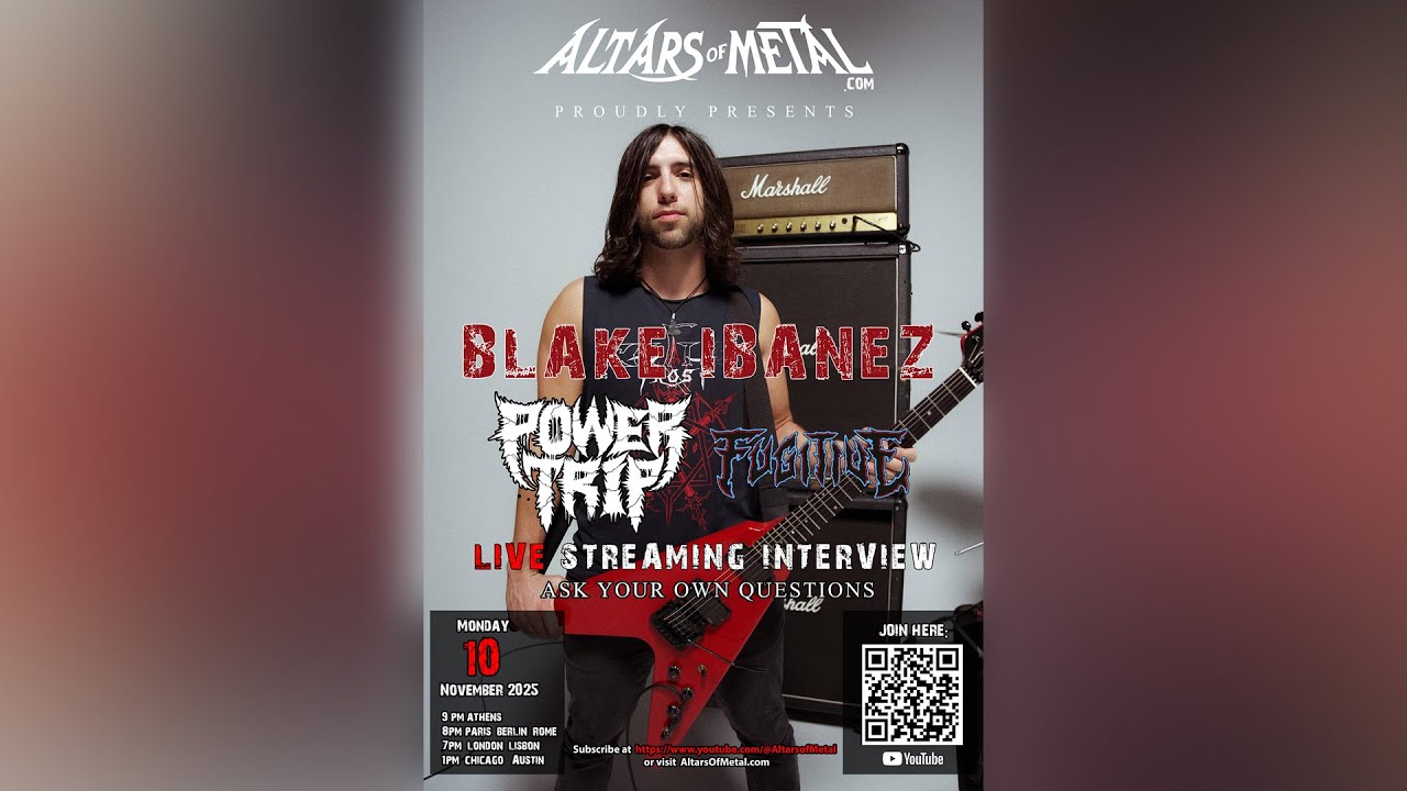 POWER TRIP / FUGITIVE Interview with Blake Ibanez - Altars of Metal