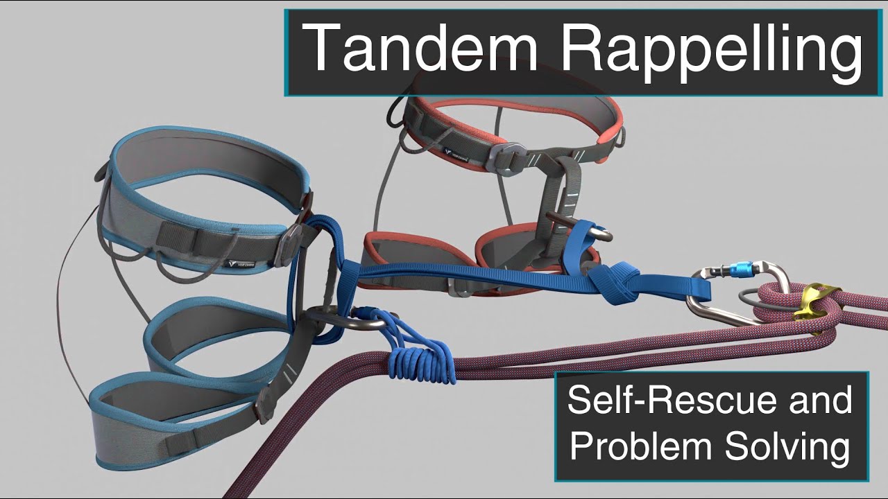 Tandem Rappel - Trad Climbing Self-Rescue