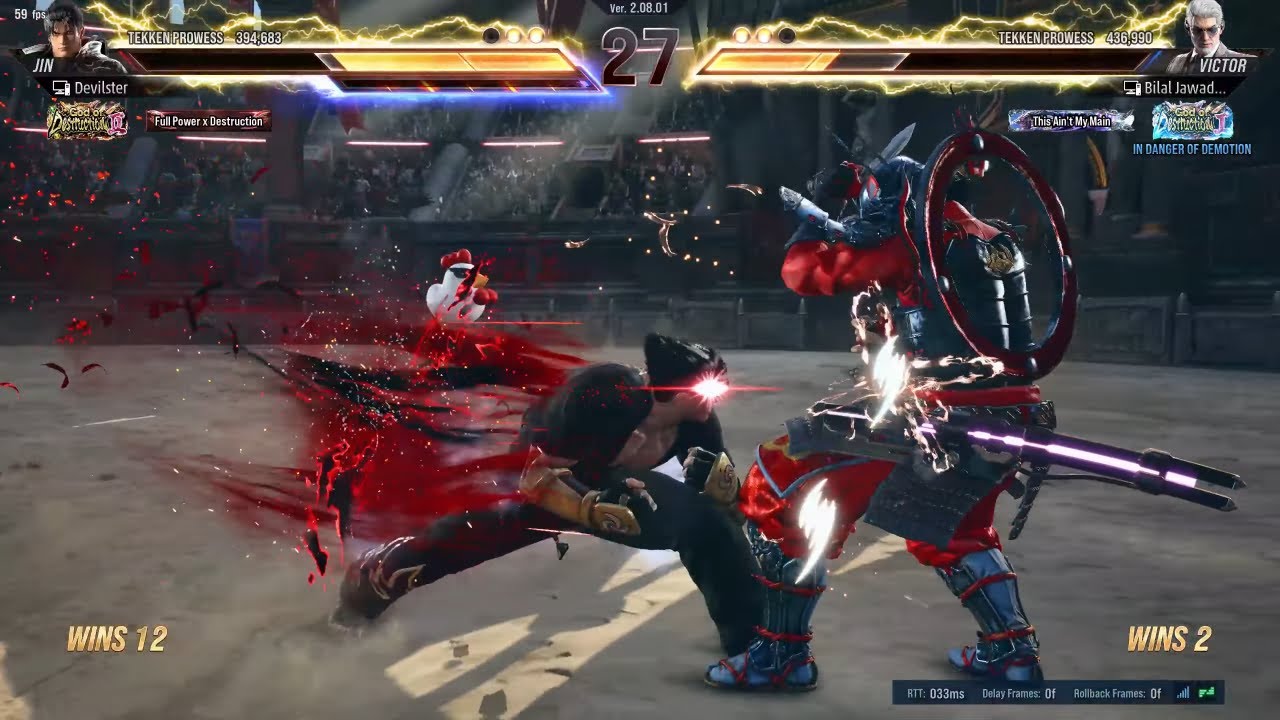 Crazy G.O.D 1 Victor Almost Breaks Jin 12 Wins Streak!