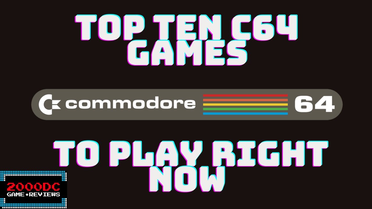 Top Ten C64 games to pick up and play today.