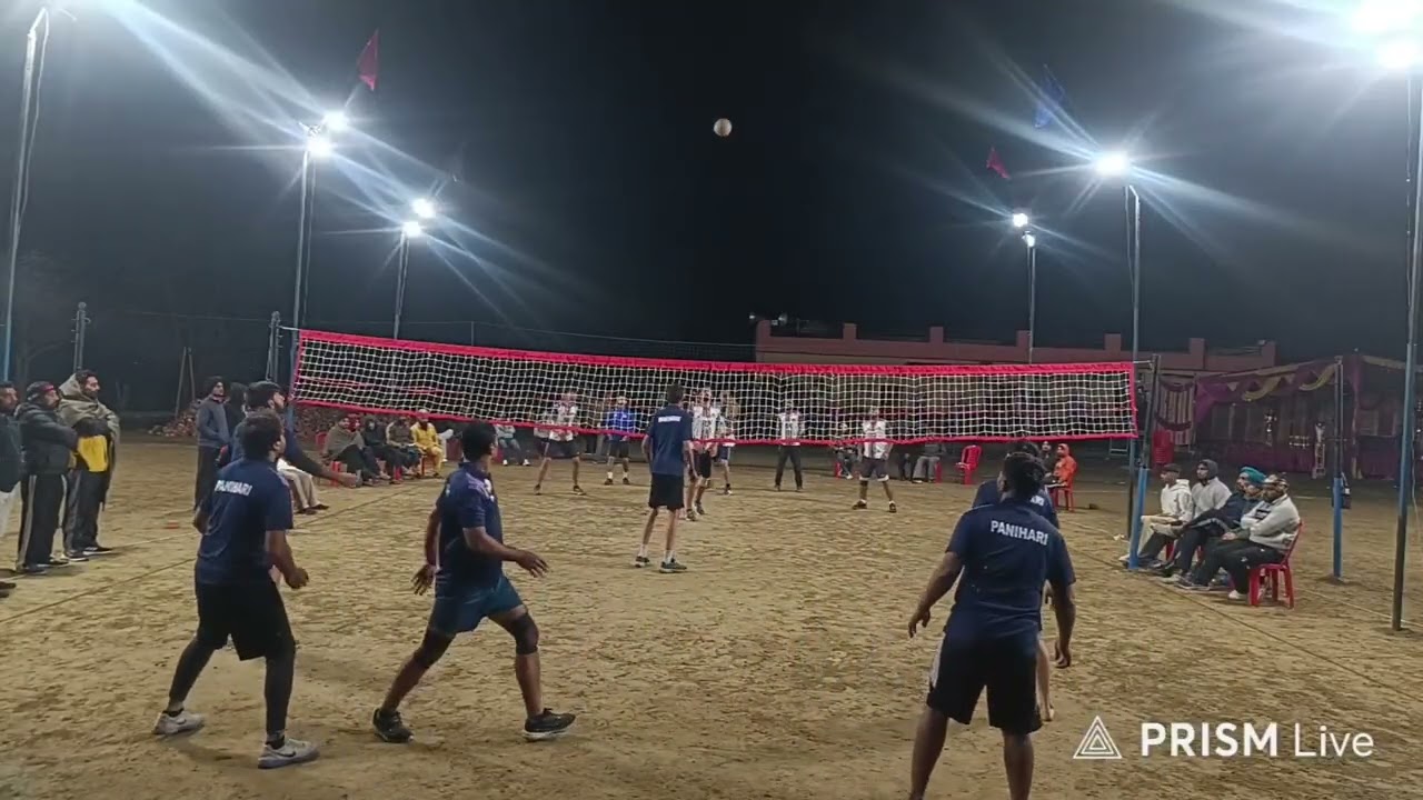 Ghatiyawali (Rinku) Vs Shallu Panihari at Baude Shooting Volleyball Tournament 