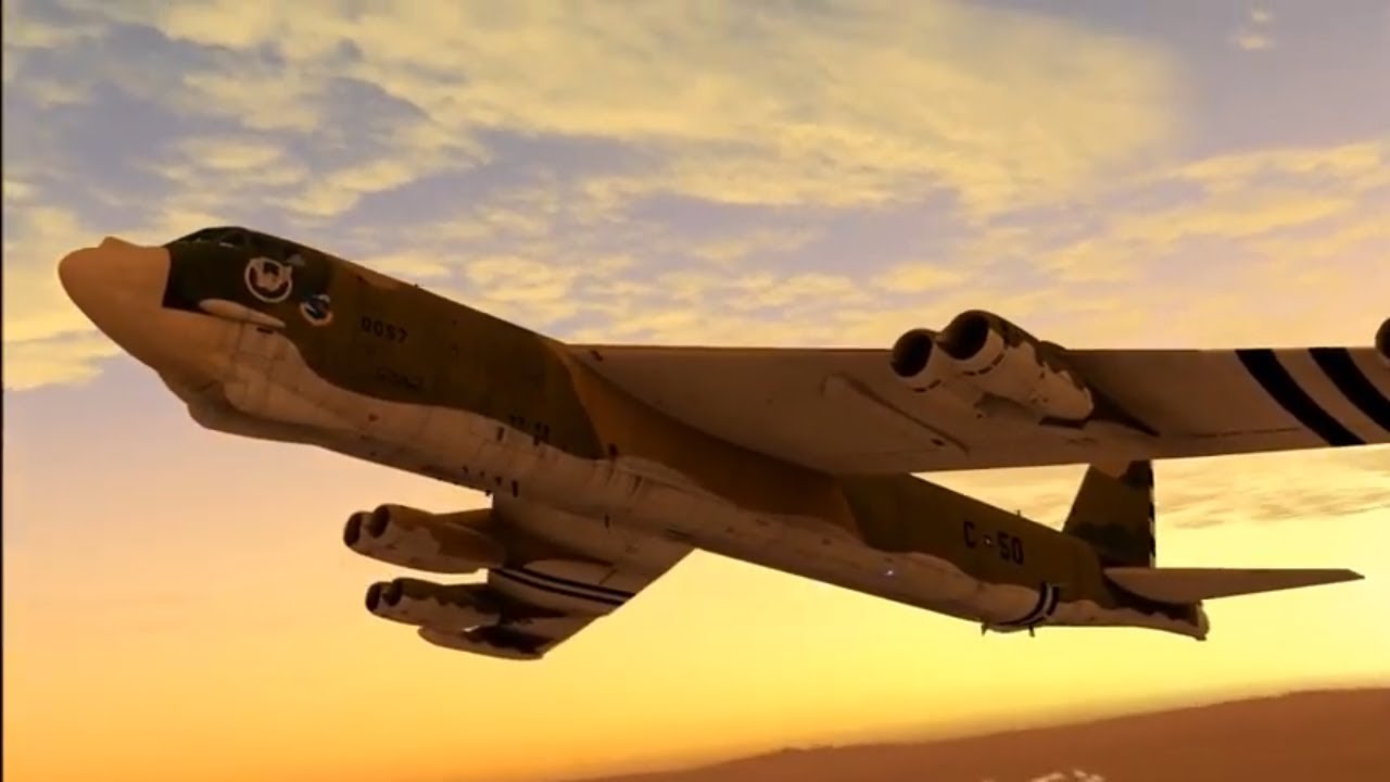 Captain Sim Boeing B-52 Stratofortress | Model Details FSX Gameplay HD