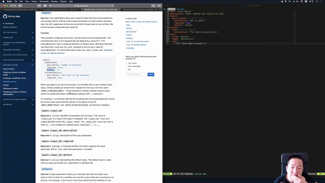 Synchronize git branches with GitHub Actions