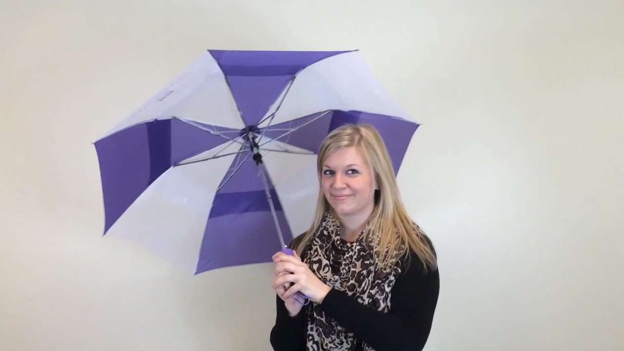 85EZW-V Windproof Vented - Auto-Open Folding Umbrella