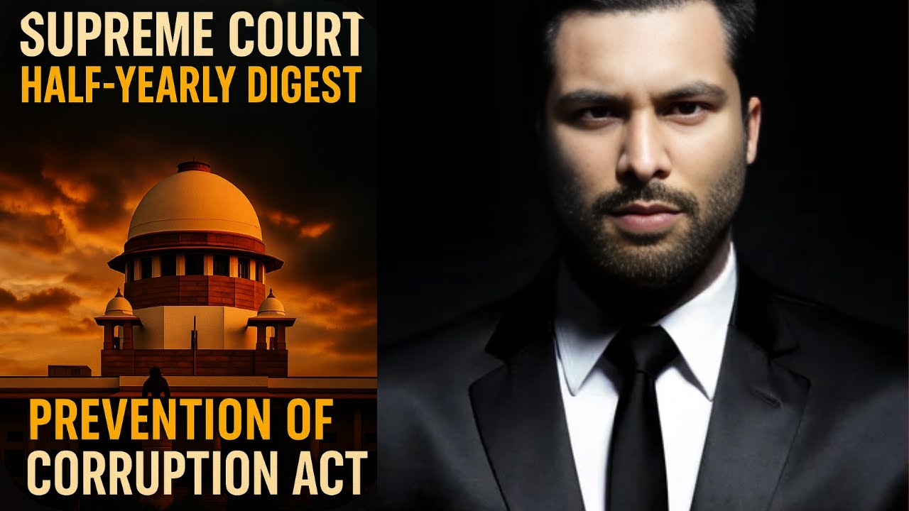Supreme Court Half-Yearly Digest | Prevention of Corruption Act Explained | Landmark Judgments 2025