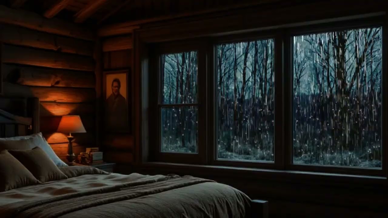 Fall Asleep With Rain And Thunder Sounds At Night