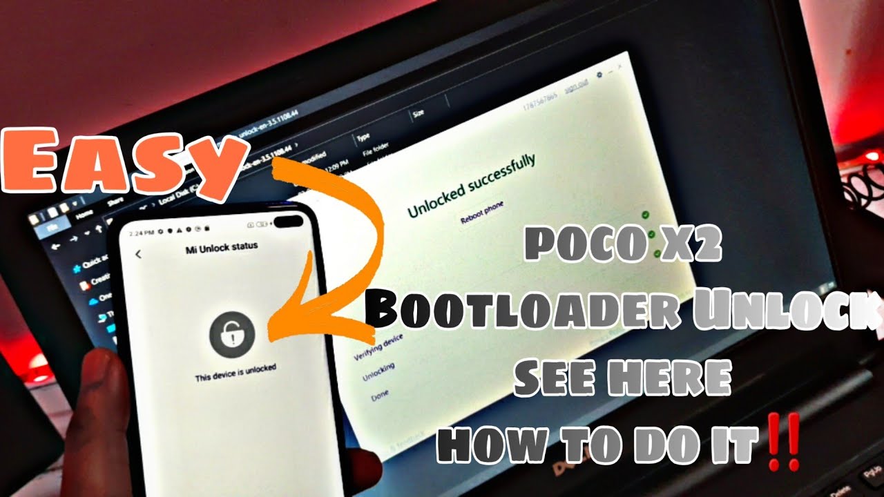 How To Unlock Poco X2 Bootloader || Finally Unlocked || Hindi || AndroGuruji