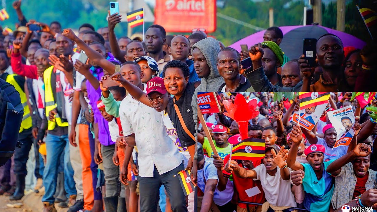 Current Situation in Soroti: Crowds Line the Roads to Welcome H.E. Bobi Wine Amid Intimidation
