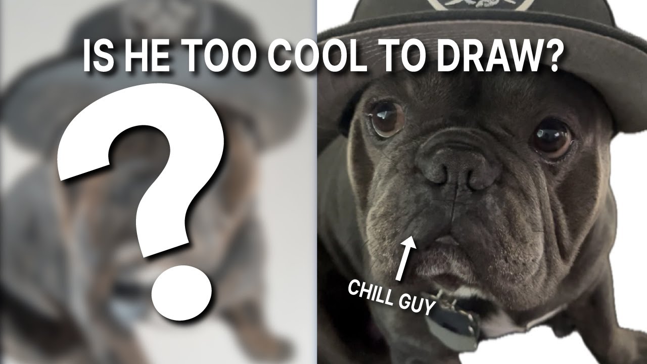 Digital Artist Tries Painting With Acrylic - Painting Your Pets Ep. 5 - Raider