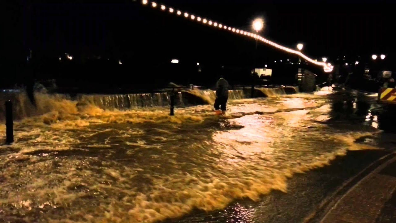 Bude, high tide