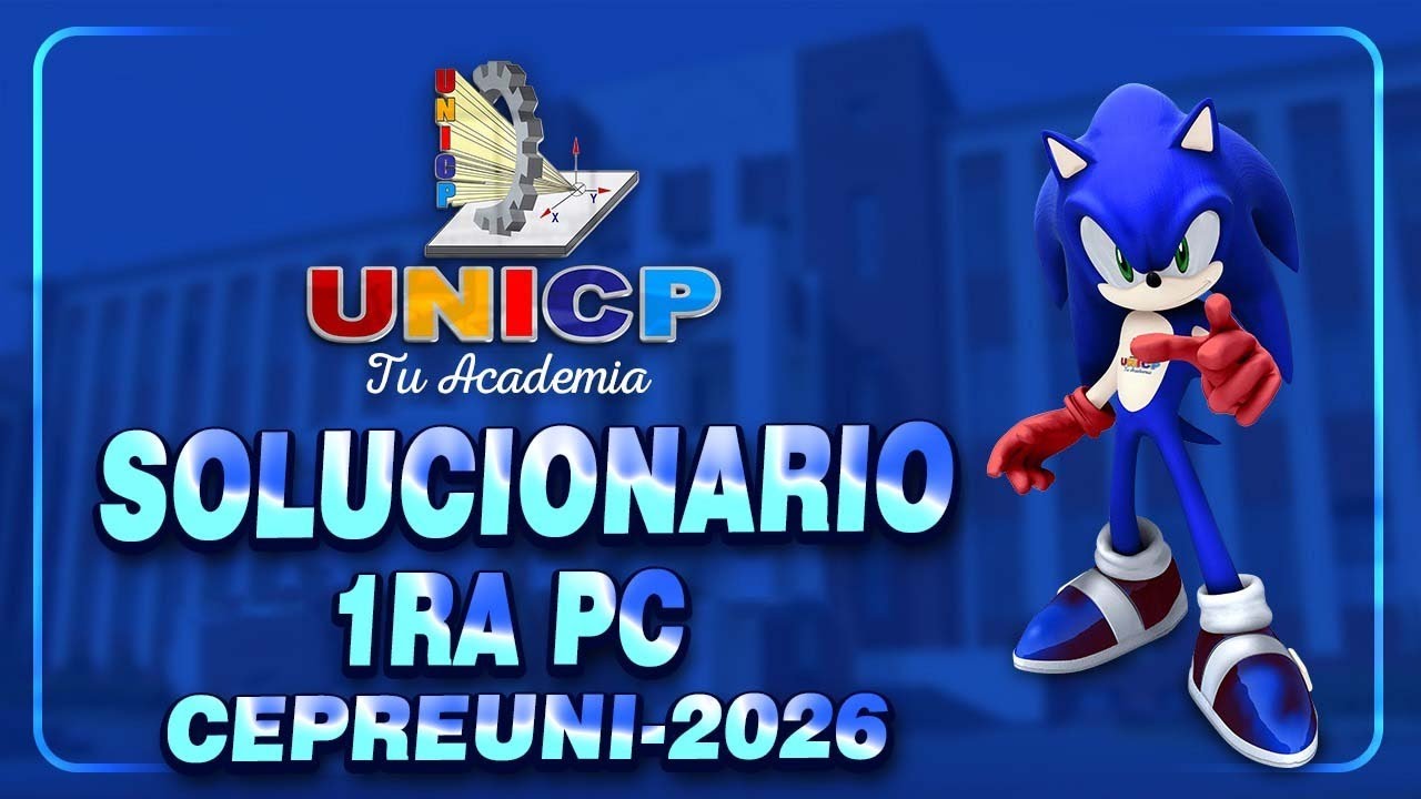 SOLUCIONARIO PRIMERA PC CEPRE UNI
