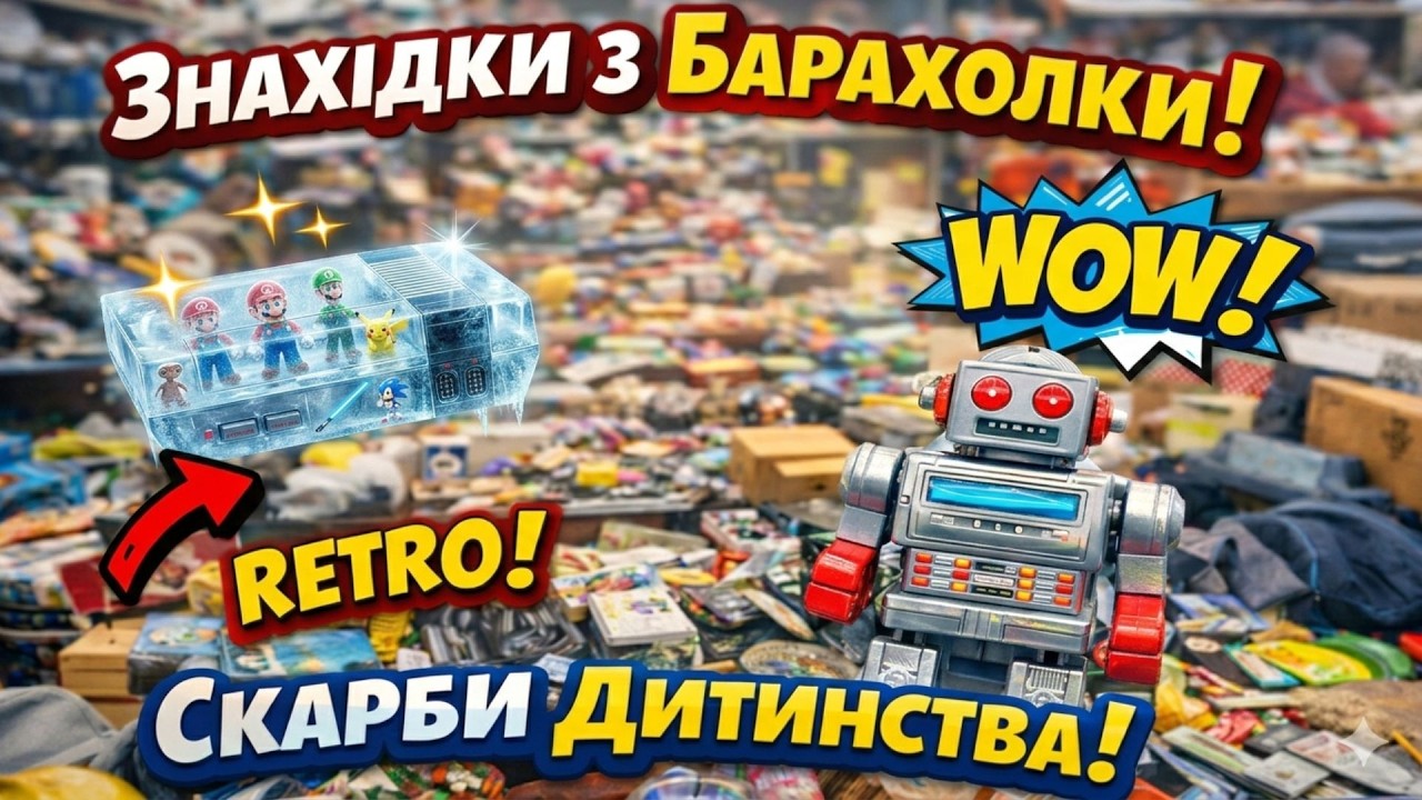 Іграшки з ринку | рейд на барахолку