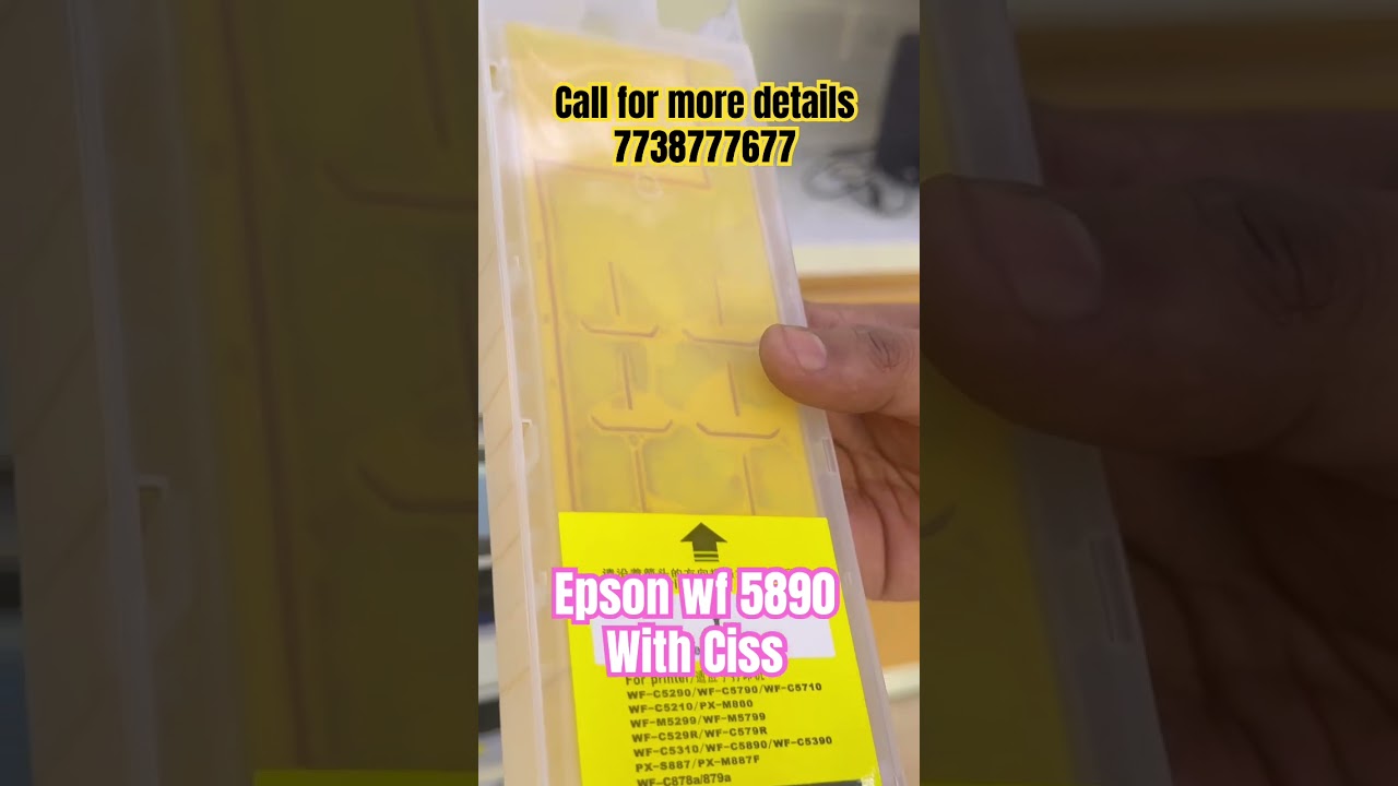Epson workforce Pro WF-C5890 Ciss Chipless