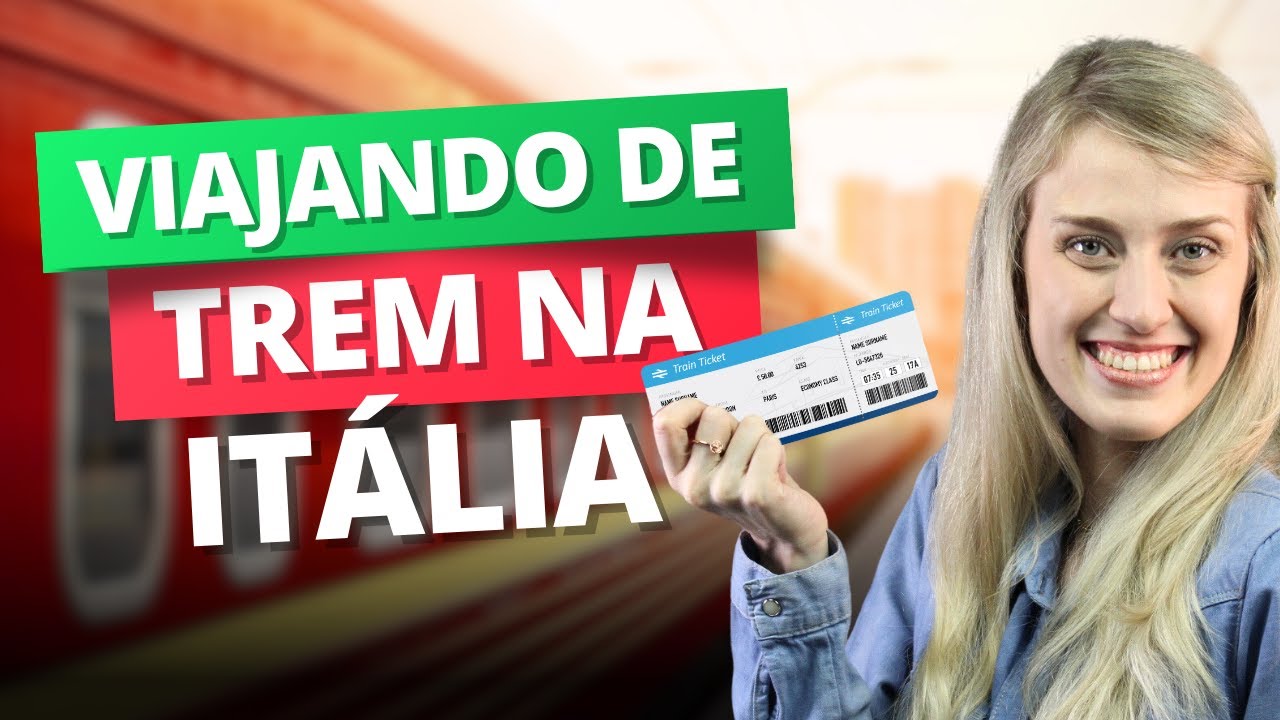 Como pegar um TREM na ITÁLIA: Comprando BILHETES de TREM em ITALIANO | Italiano para viagem