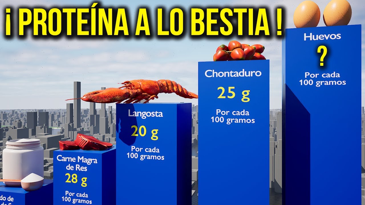 &iexcl;IMPACTANTE! Los Alimentos con M&aacute;s Prote&iacute;na del Mundo 🥖🏋🏼&zwj;♂️
