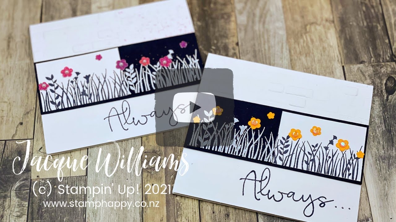 Want to make something different and unique with your stamps?  Try the Split Negative technique!
