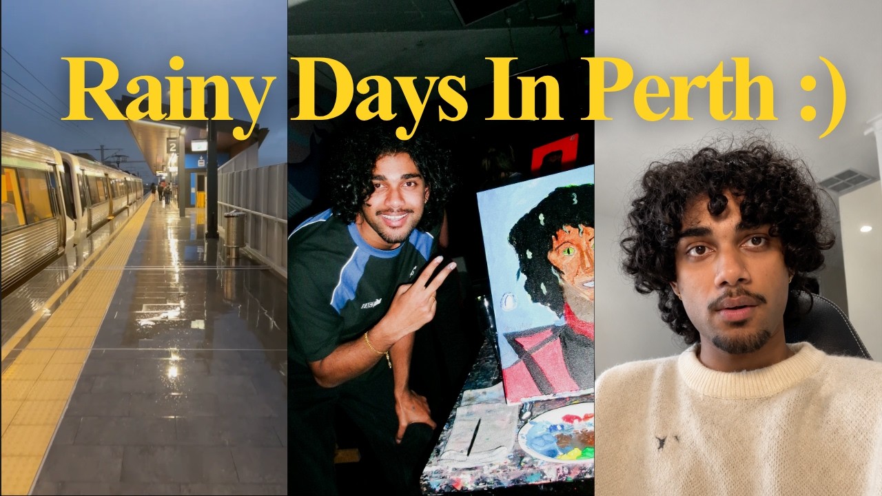 rainy days in perth | getting back into my routine