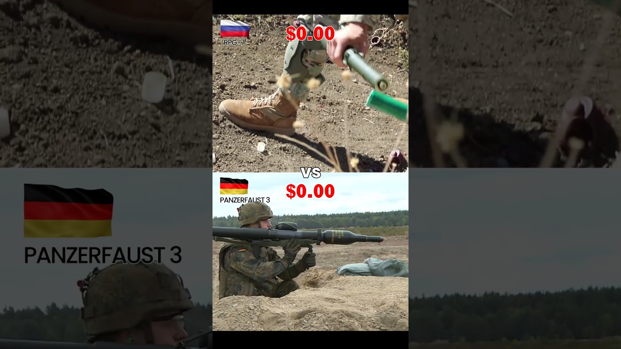 Russia&rsquo;s RPG-7 vs Germany&rsquo;s Panzerfaust 3: Cost&nbsp;per&nbsp;Shot