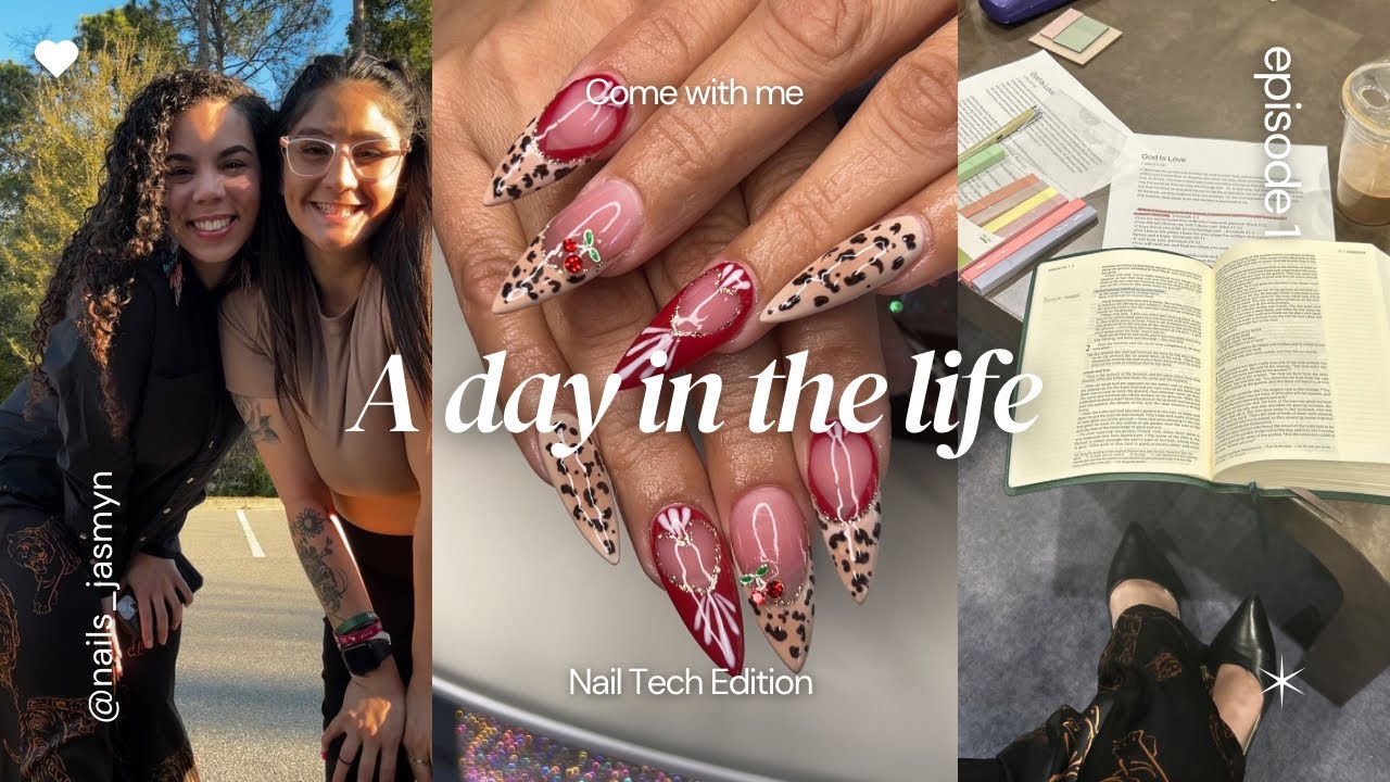 Come Spend a Busy Workday With Me | Nail Tech Edition 