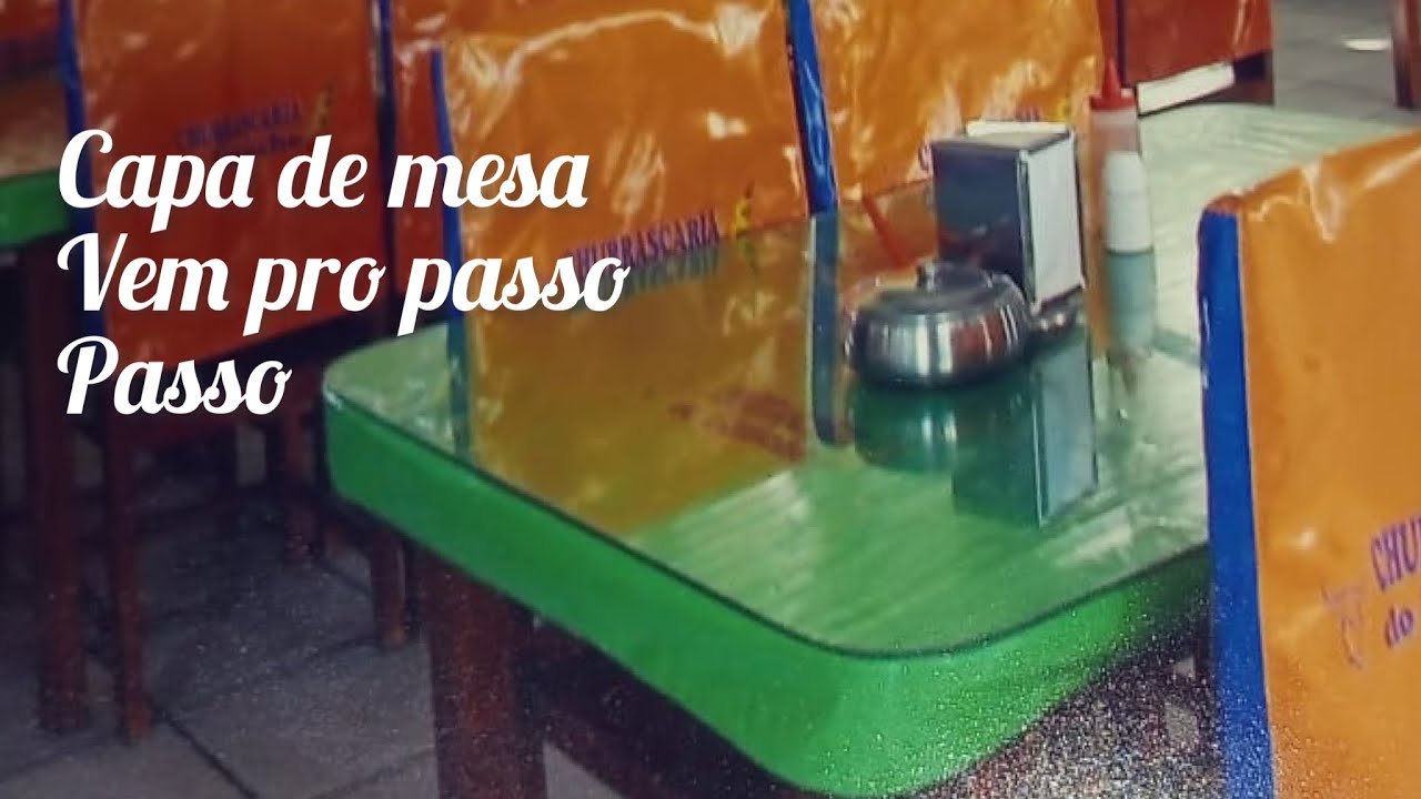 Como fazer capa de mesa para lanchonetes e bares