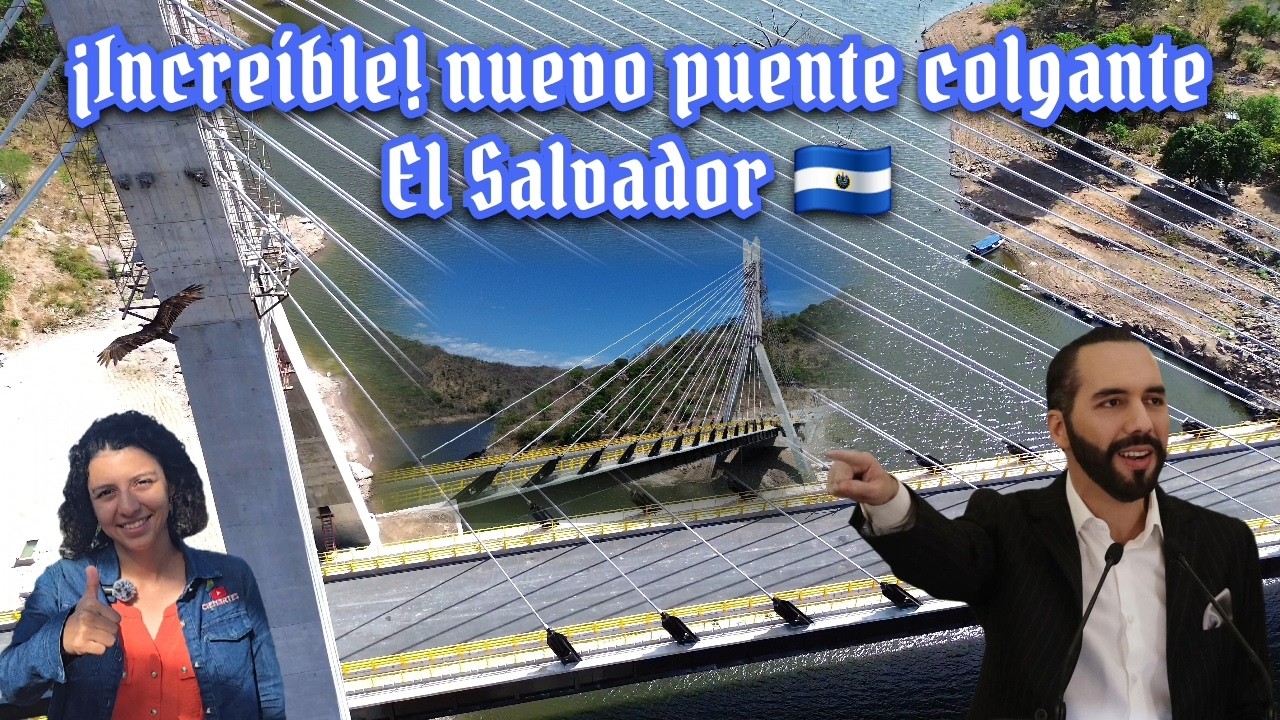 Increíble puente colgante en #elsalvador #2025