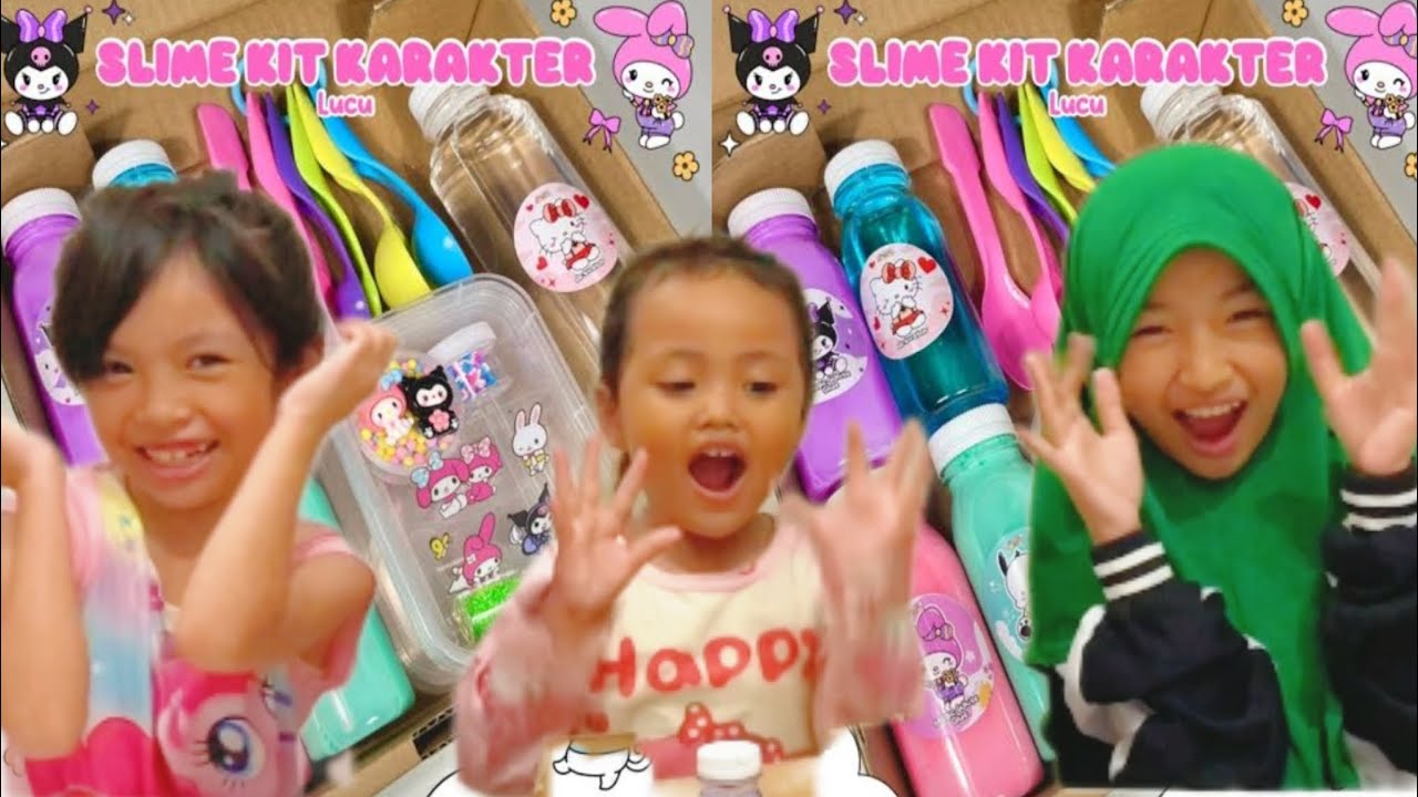NOURA PESTA SLIME BARENG ITA DAN @QianaAlifyaAhlam #slime #kreasi #viralvideo 