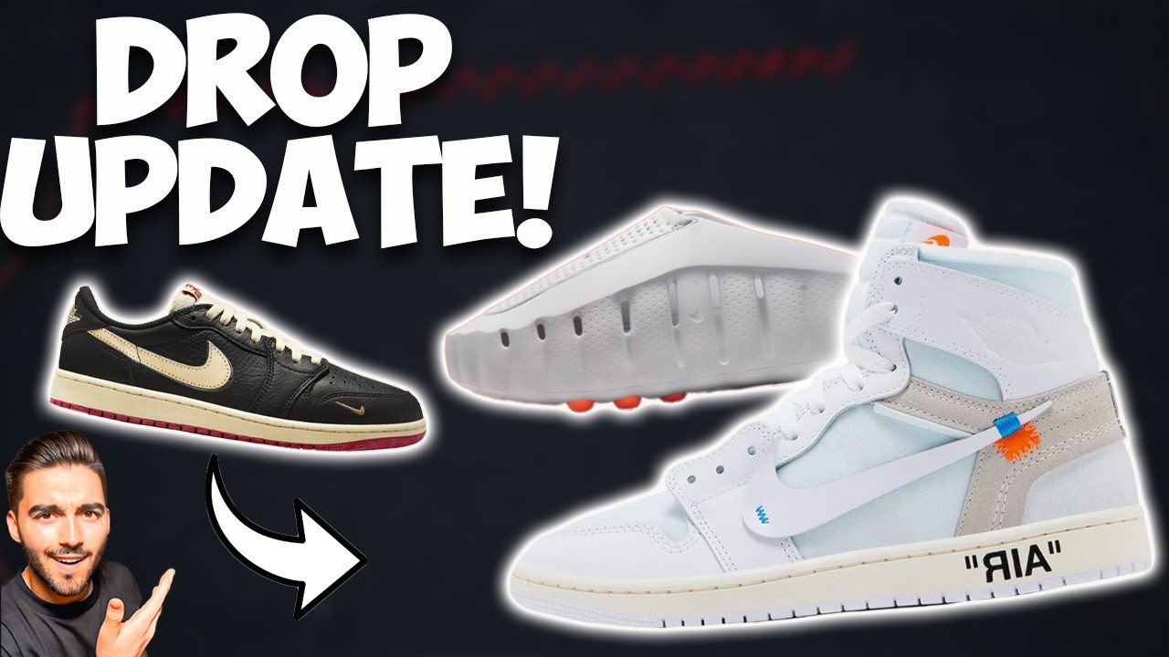 DROP UPDATE VIRGIL ABLOH AIR JORDAN 1 ALASKA! MIND 001 RESTOCKS & NIGEL J1s RESTOCKED!