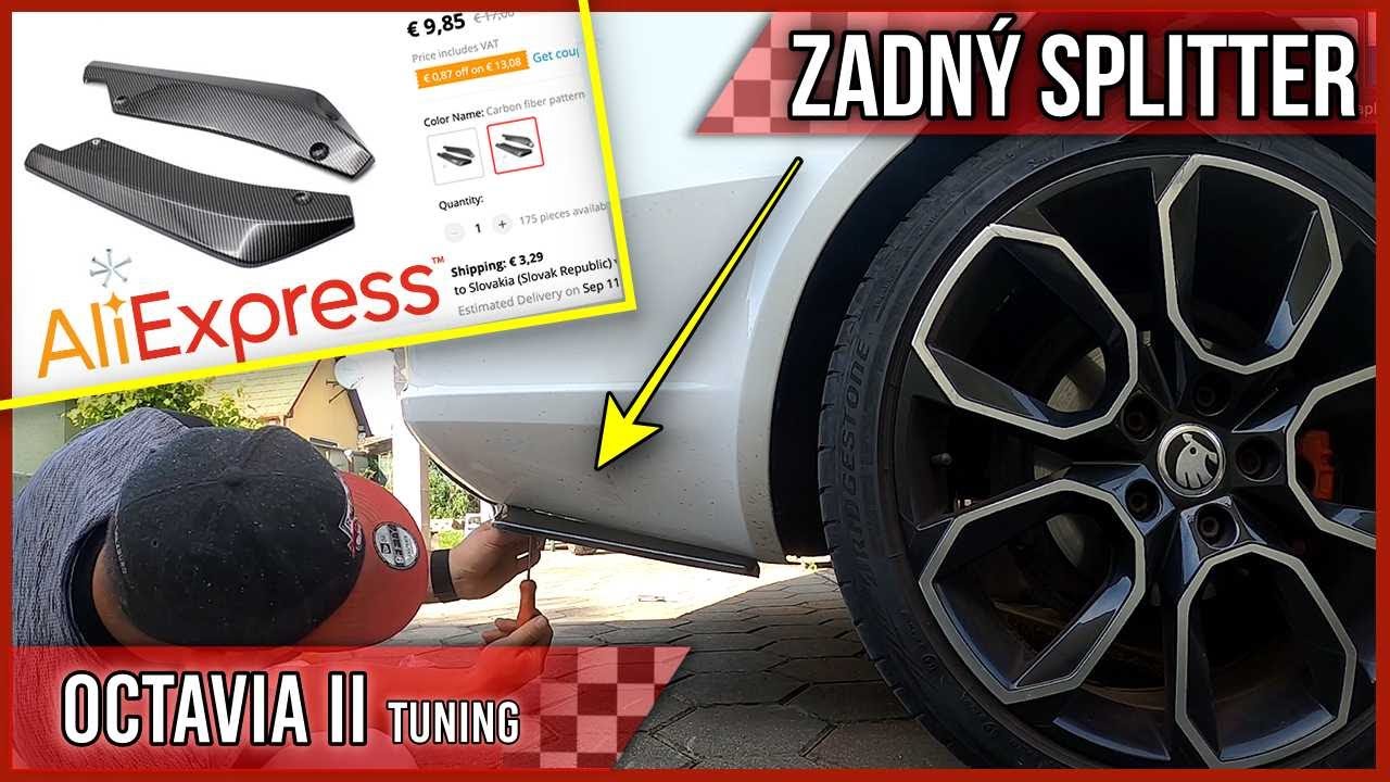 🚘 Splitter Zadného Nárazníku / #Škoda Octavia II / Tuning /
