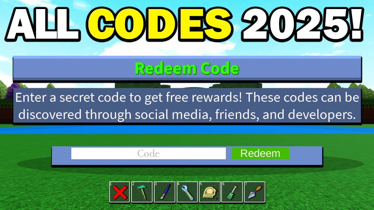 ALL CODE REWARDS!! (2025) | Build a boat for Treasure ROBLOX