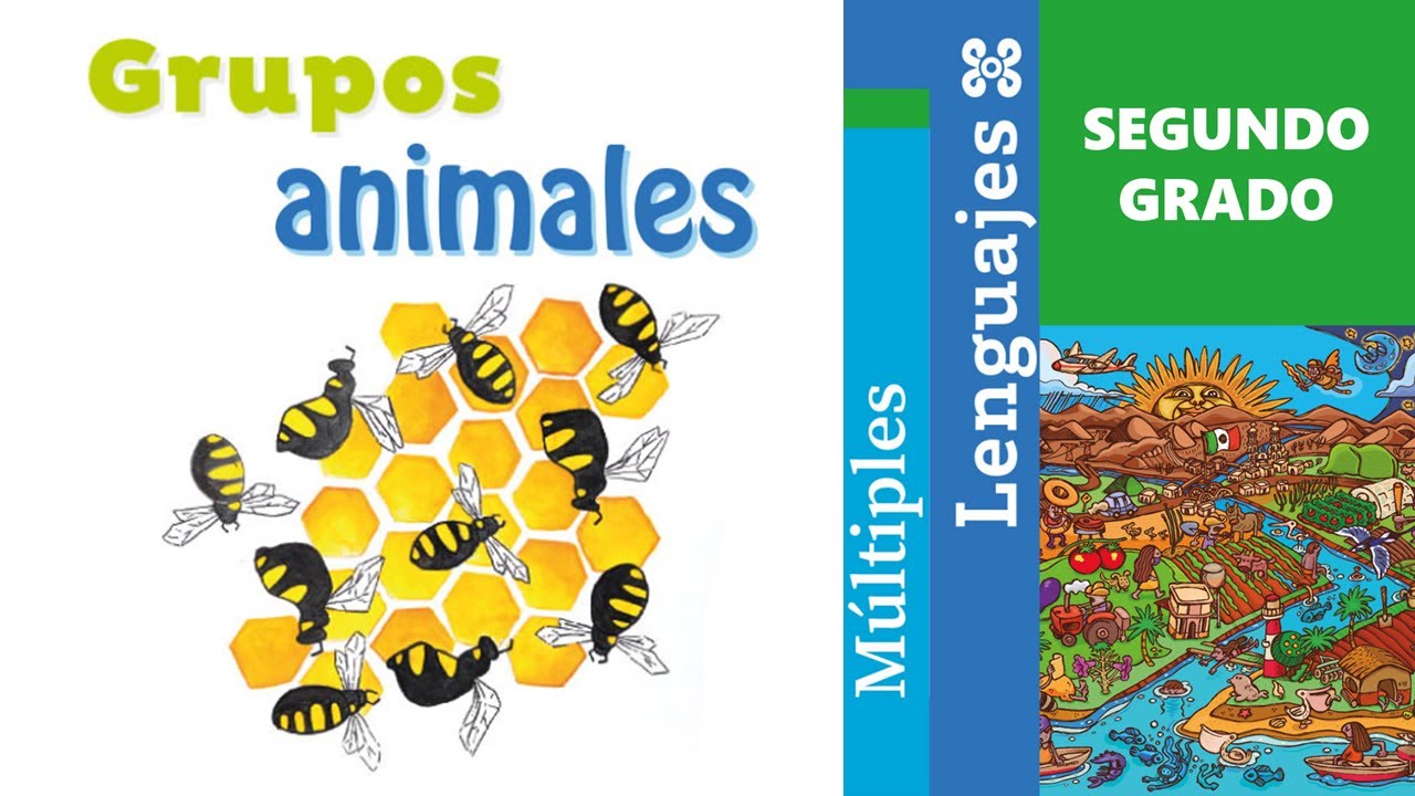 Grupos animales (M&uacute;ltiples lenguajes, Segundo grado)