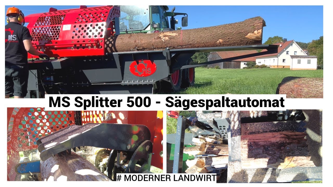 Neuheit - MS Splitter 500 Sägespaltautomat