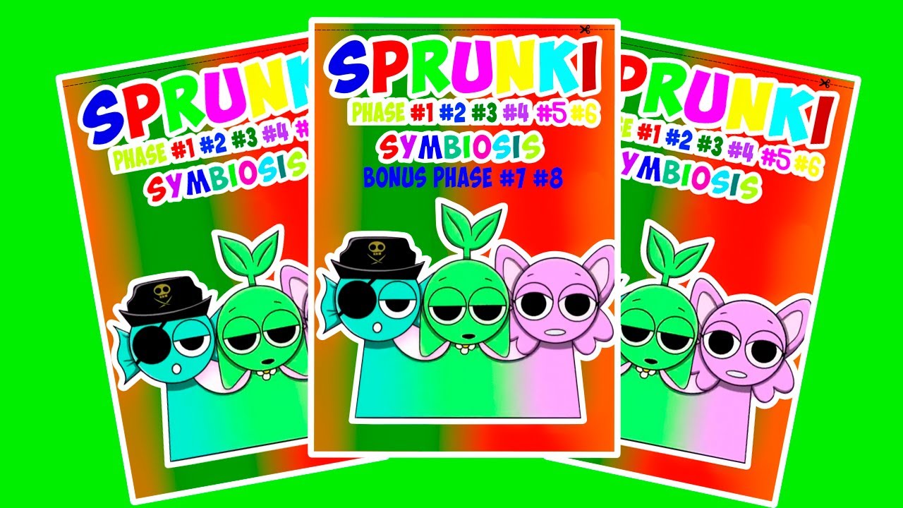 🌈SPRUNKI Blind Bag OC Milli & Anne & Garden SYMBIOSIS | ASMR Phases 1-8 squishy