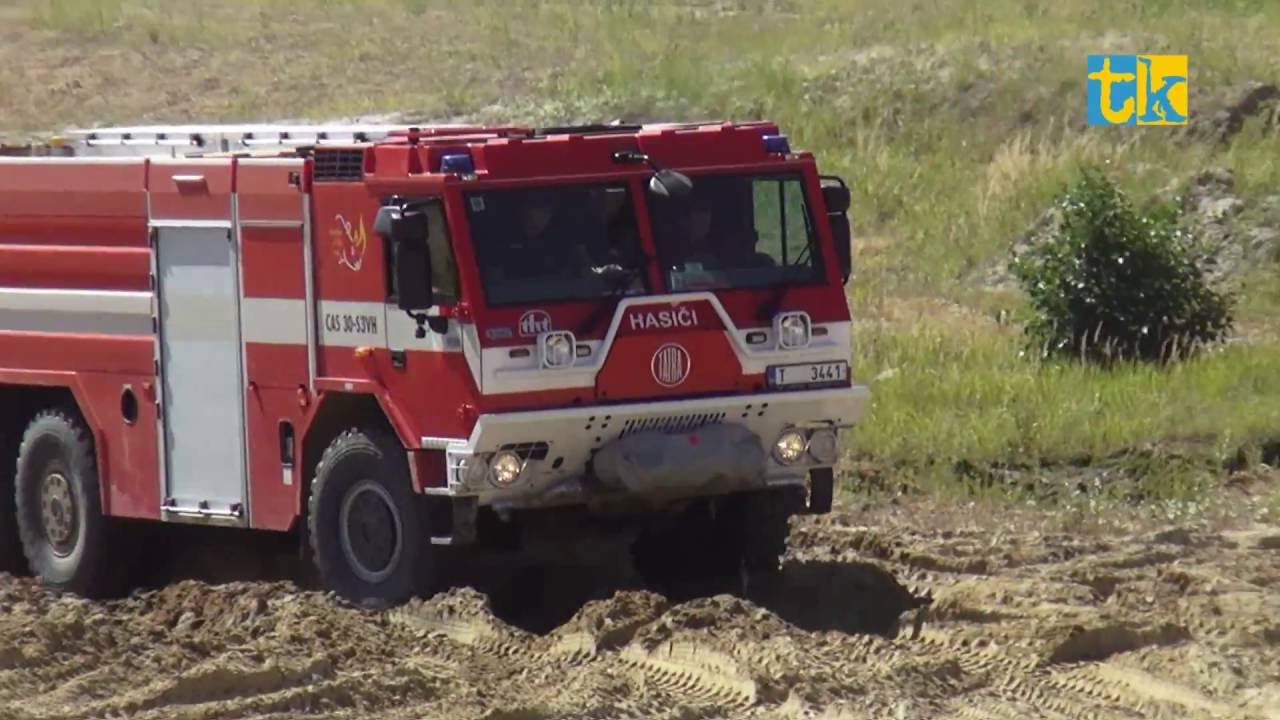 Test ciężkiego wozu strażackiego marki Tatra