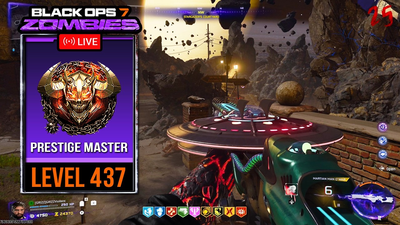 🔴 Black Ops 7 Zombies LIVE! ★ Retesting the Courtyard Glitch! Round 50 Attempt!