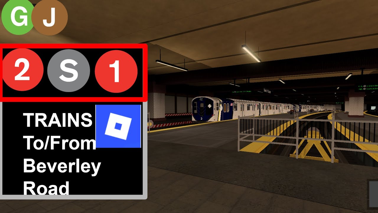 NYC Subway: Automated | Taking the 2,S,1 to and from Beverly Road.