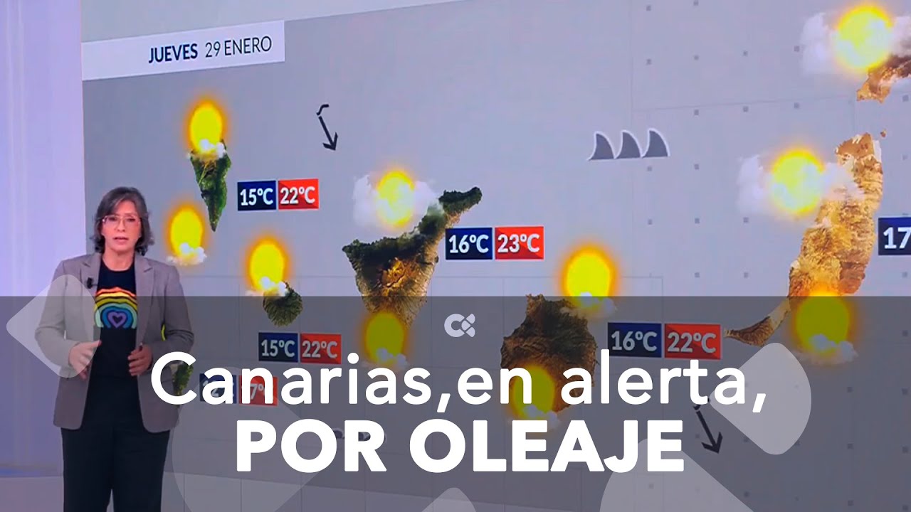 Canarias activa la alerta por el mal estado del mar en El Hierro, La Palma y La Gomera