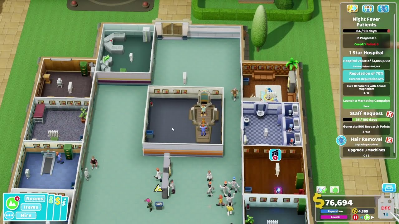 TWO POINT HOSPITAL - Tumble Flemington (1-3 Star) Part 6 - Marketing and Pest Control