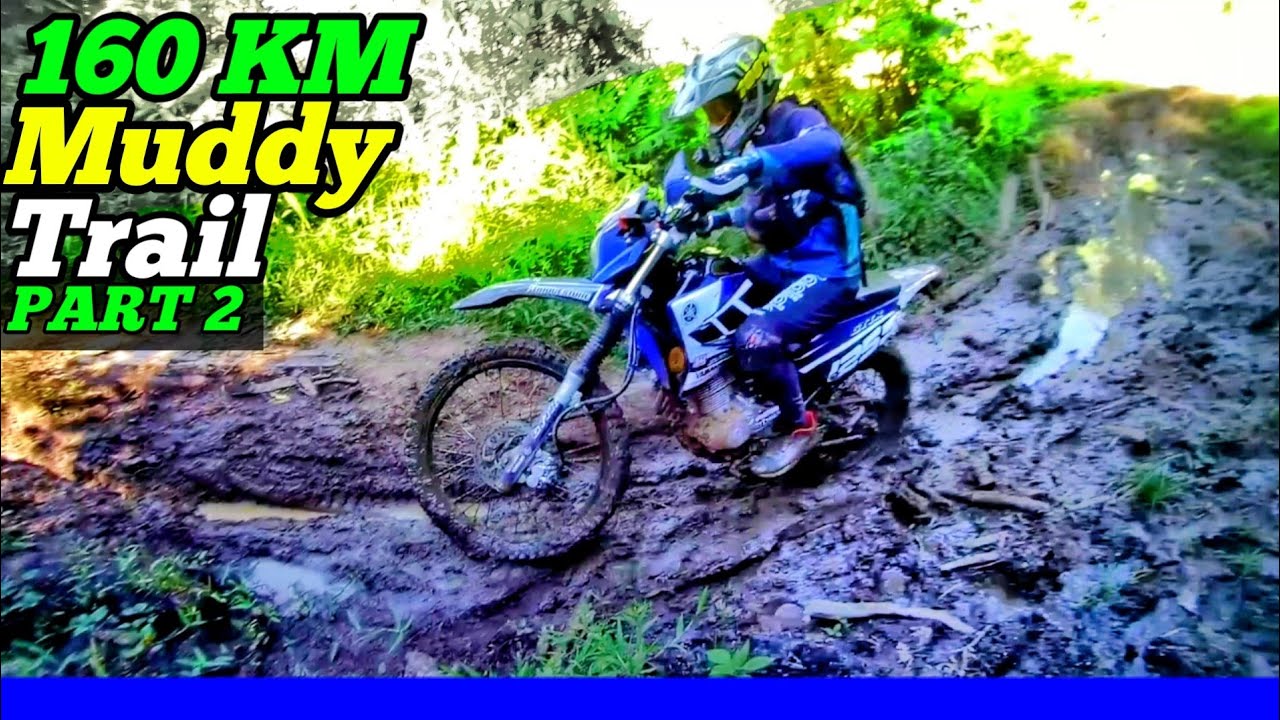 YAMAHA XTZ 125 in Mud trail | 160 km trail ride