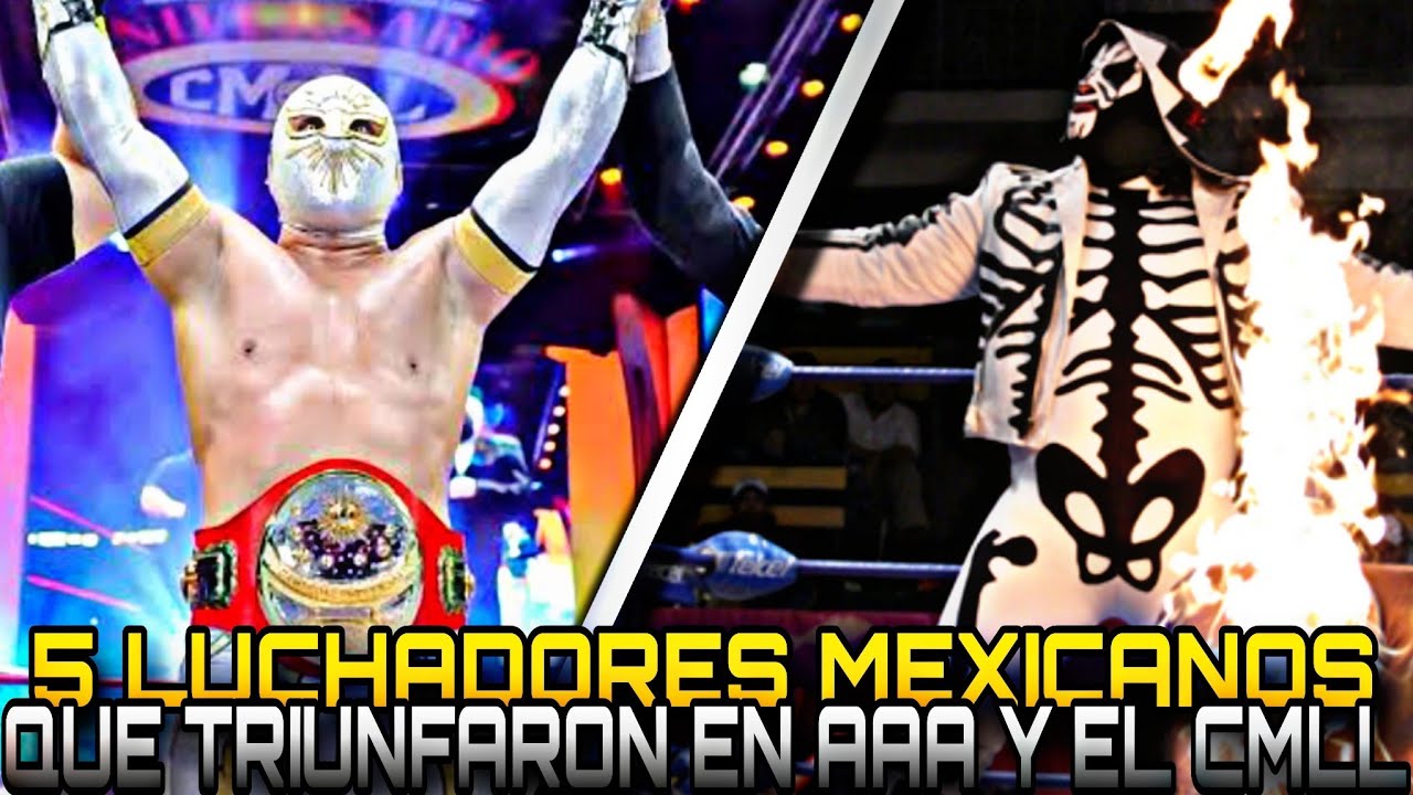 5 LUCHADORES MEXICANOS QUE TUVIERON &Eacute;XITO EN AAA Y EL CMLL 