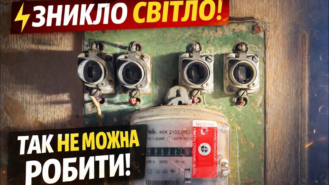 ⚡ Пропало электричество в квартире! Открыл щиток — был в шоке...