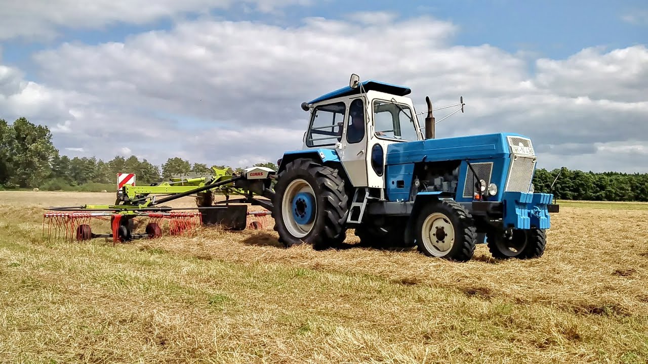Fortschritt ZT 300-C, Belarus 920.5 und John Deere 6920 in der Heuernte