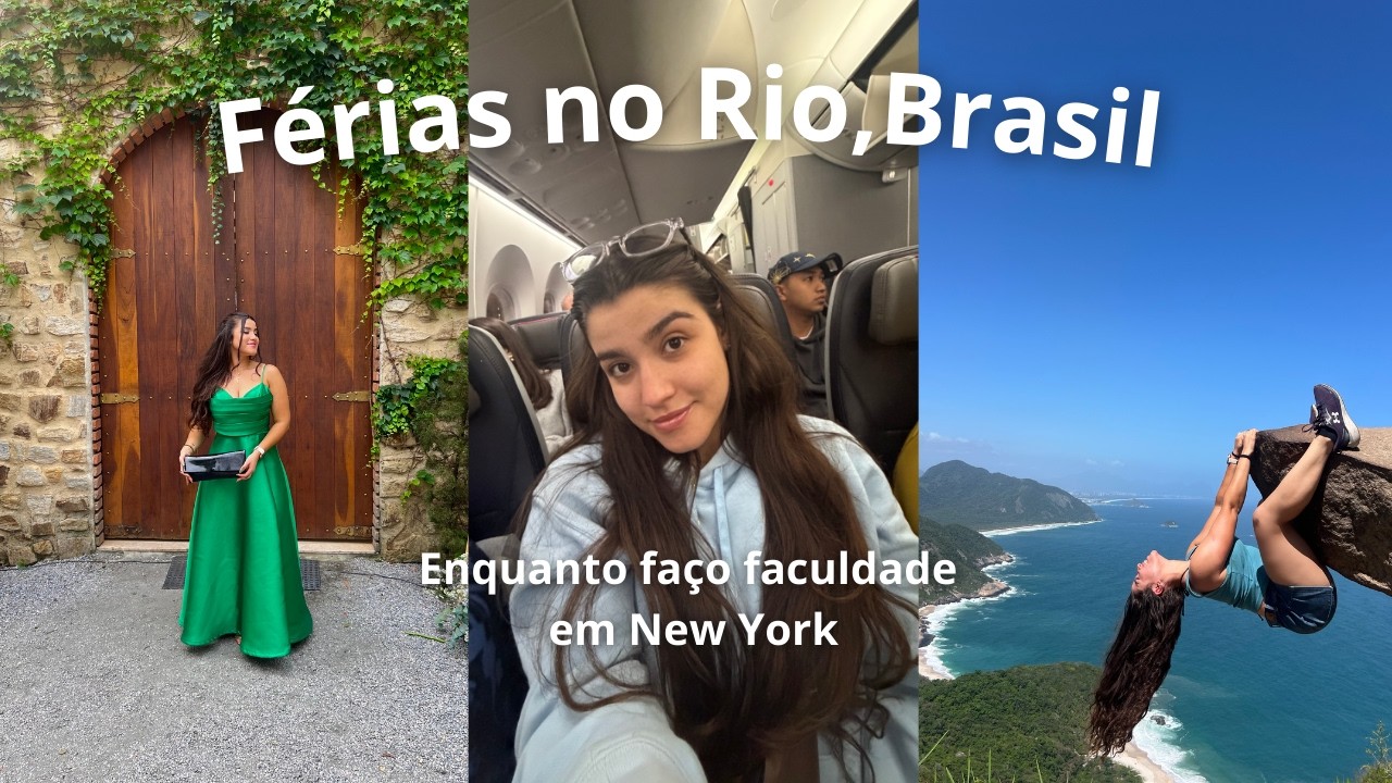Como é ir pro Brasil de Férias Fazendo Faculdade nos EUA? | Fui Madrinha de Casamento!