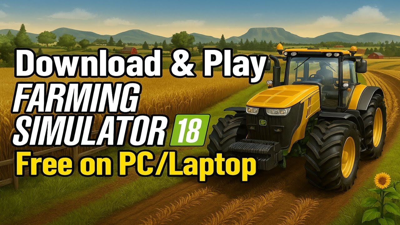 How to Download & Play Farming Simulator 18 on PC/Laptop | Full Setup Guide