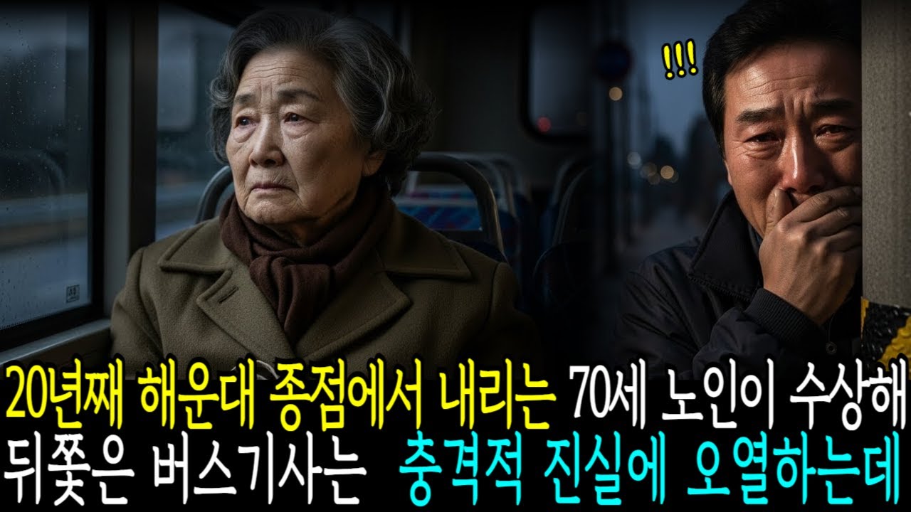 20년째 해운대 종점에서 내리는 70세 노인이 수상해 뒤쫓은 버스기사는  충격적 진실에 오열하는데ㅣ노후사연ㅣ감동사연ㅣ사연라디오ㅣ오디오북