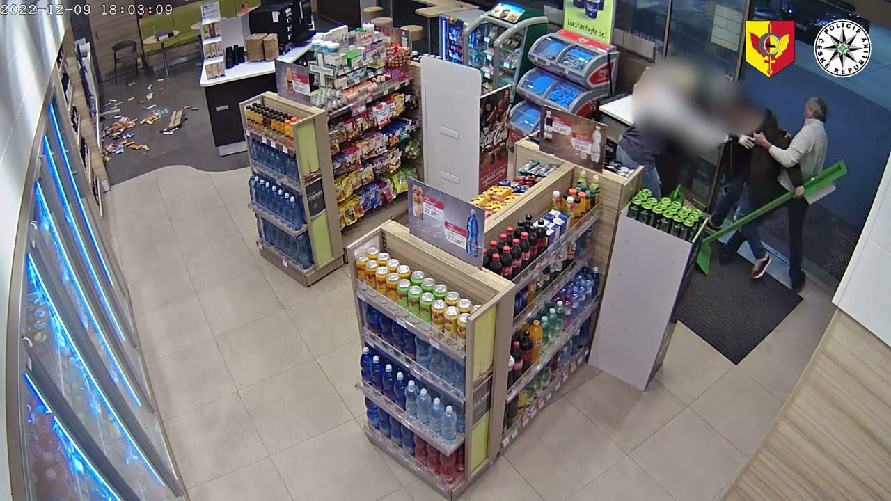 Policie ČR: Hrdina z benzínky