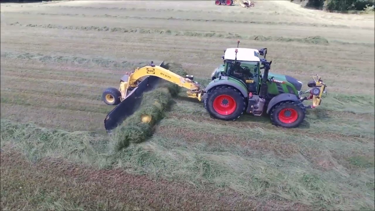 Doublé d'andaineur à tapis ROC / CUMA du Châtelet 🚜