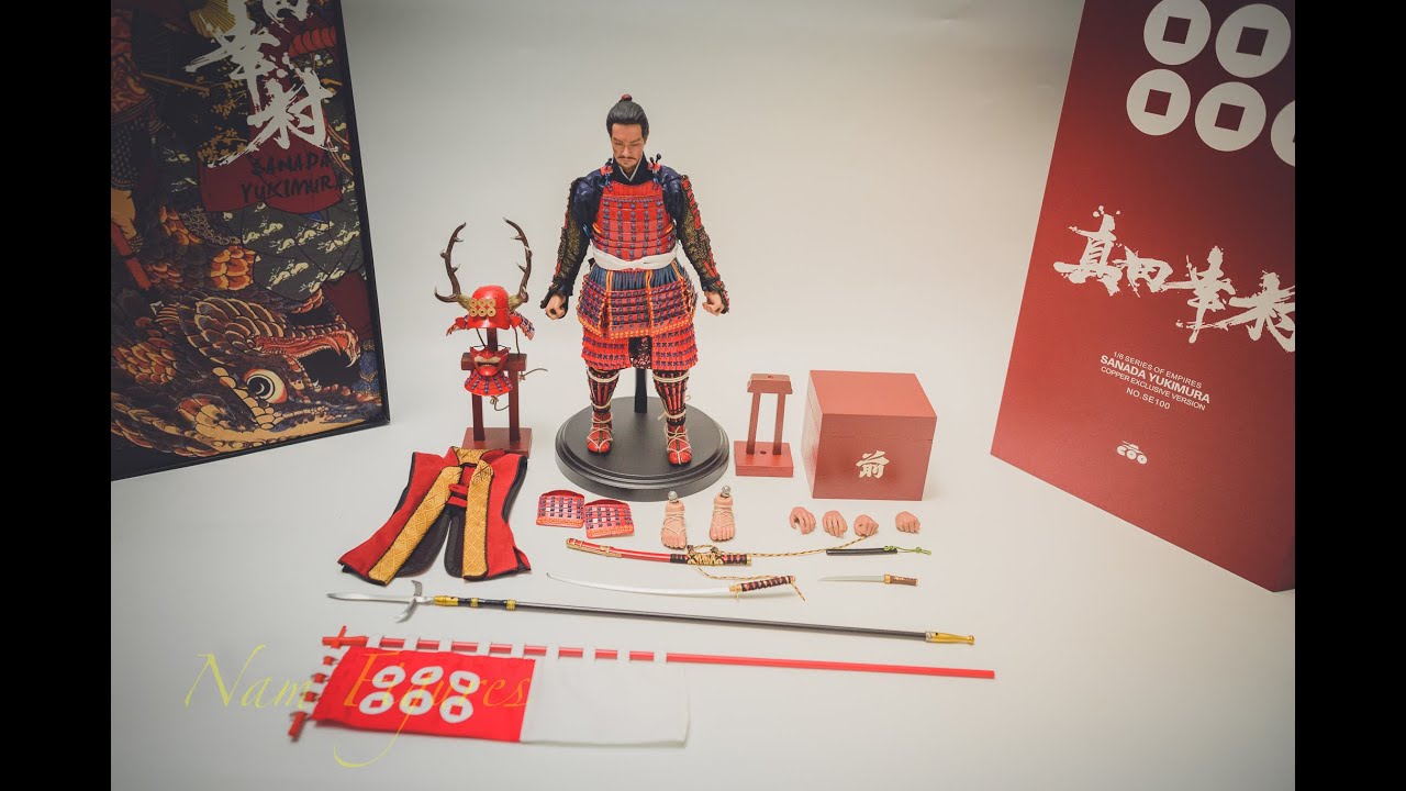 Unboxing 1/6 Scale Coomodel SE100 - Sanada Yukimura - Age of Samurai - Action Figures
