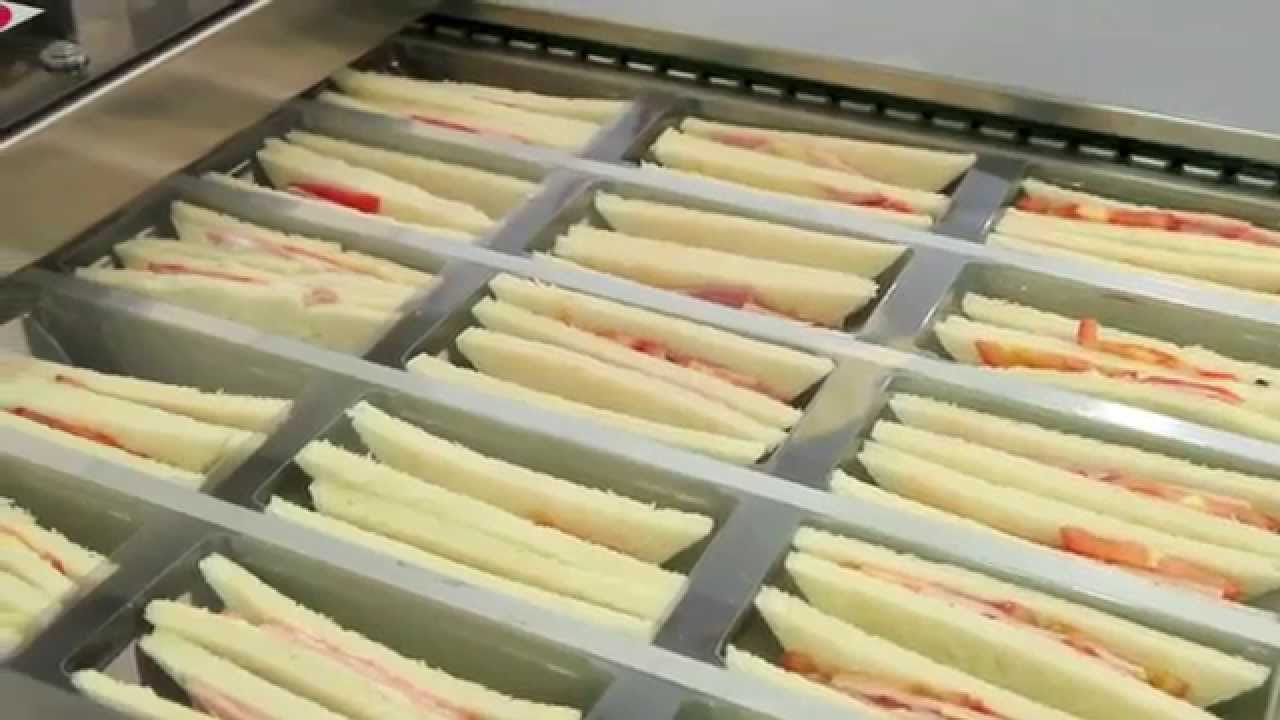 Colimatic THERA 650 Thermoforming FFS horizontal rollstock packaging sandwiches/tramezzini