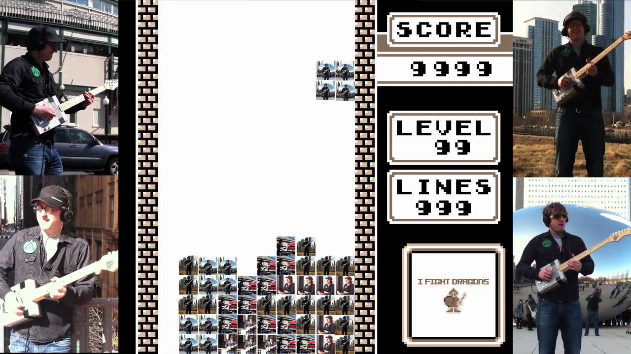 Packy Plays Tetris - with a Nintendo Guitar