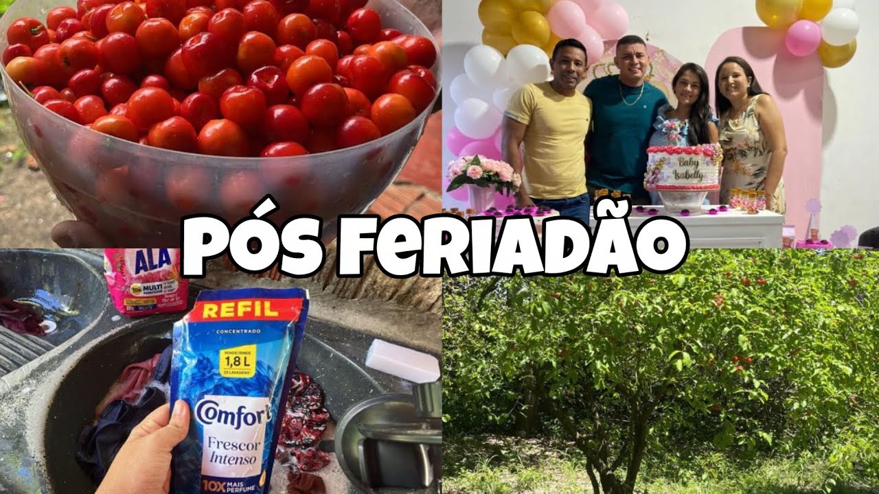 VLOGZÃO: Nosso pós feriado de paz Alegria e Lazer| Rotina Real Morando no #interior 🌳🌧️💗
